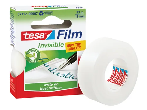 Onzichtbaar plakband Tesa film 19mmx33m