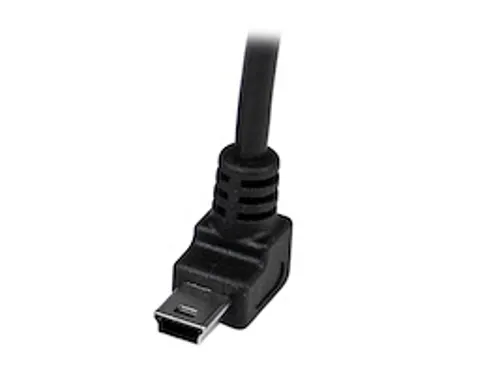1m mini USB-kabel A-naar-mini-B met opwaartse hoek
