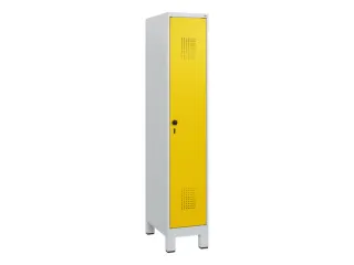 schoollocker,HxBxD 1630x300x500mm,1vak,vak B 300mm,draaigrendel,voeten - 2