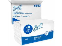 Scott 6663 Performance Handdoeken Intergevouwen 1-Laags Wit
