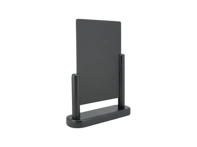 Ardoise de table Securit 230x200x60mm bois noir