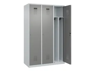 locker voor scheiding van kleding,HxBxD 1850x1200x500mm,3vak - 1