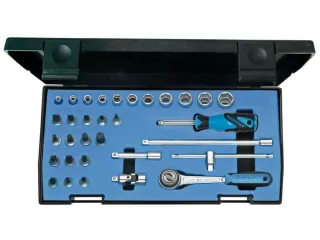 20 IMU-3 Dopsleutelset 1/4 inch 32-delig zeskant IN-IS-PH-PZ - 1