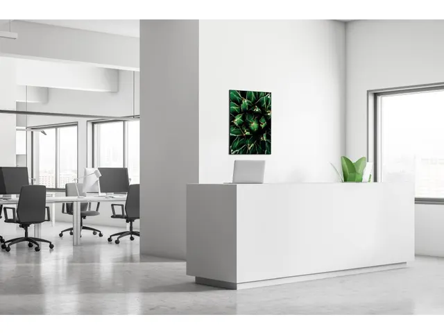 Wanddecoratie Textiel Set 40x40cm Cactus Groen