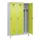 locker voor scheiding van kleding,HxBxD 1950x1200x500mm,3vak