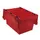 Euronorm-herbruikbare bakken,HxLxB 349x600x400mm,PP,rood