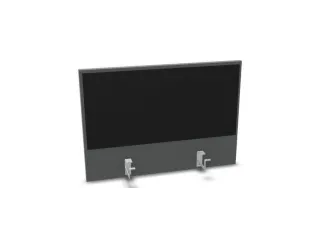 opzetpaneel bureau aanbouw achter MS-donkergrijs BN8033-zwart 800mm - 1