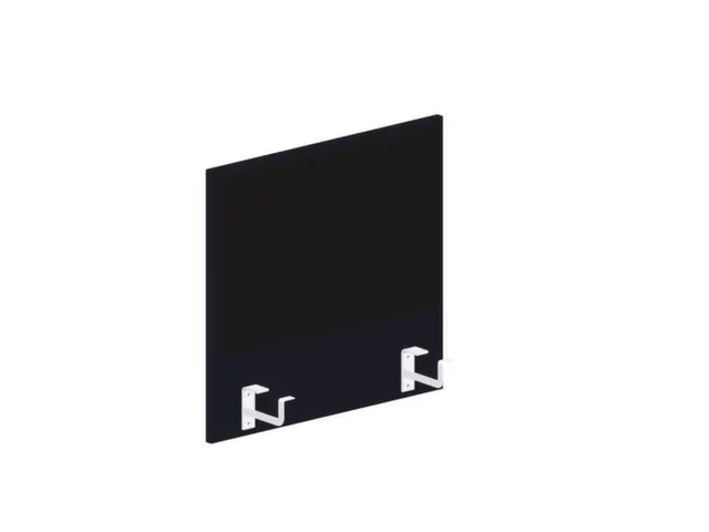 baliepaneel,v. bureau,aanbouw links,B 600mm,CC-zwart,BN8033-zwart