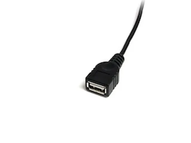 30cm mini USB 2.0-kabel USB A naar mini B F/M