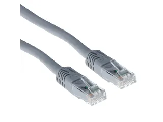 Kabel ACT U/UTP CAT6 patchkabel RJ45 Grijs 3 meter - 1