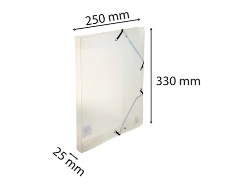 Exabox Archiefdoos A4 Transparant Rug 25mm Polypropyleen Crystal Colou