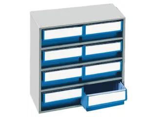 Bakkenunit Bxhxd 400X395X300Mm 8Bakken Blauw Behuizing Ral7035 - 1