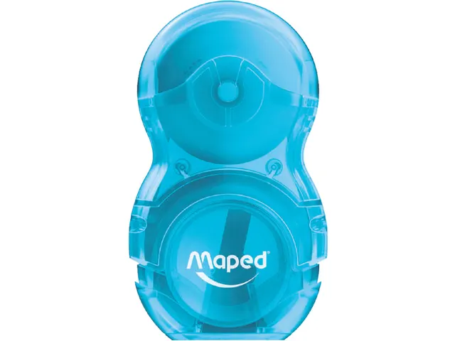 Puntenslijper Maped Loopy 1 gaats met gum display á 24 stuks assorti