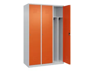 locker voor scheiding van kleding,HxBxD 1850x1200x500mm,3vak - 2