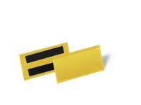 Magnetische labelhoes 100x38mm geel