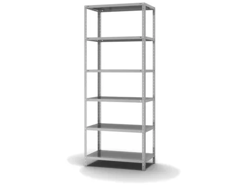 magazijnstelling,grondveld,HxBxD 2500x1000x500mm,vaklast 350kg