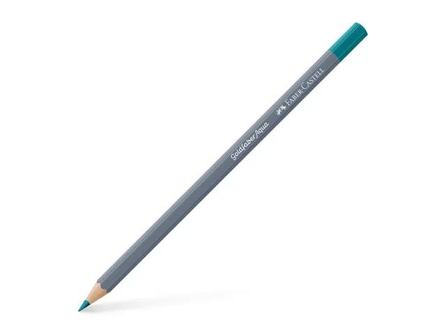 Aquarelkleurpotlood Goldfaber 154 kobalt turquoise licht