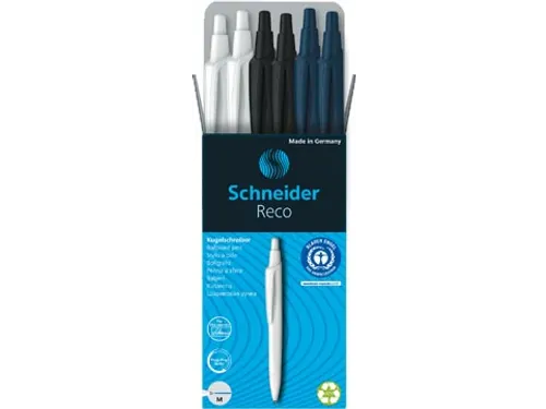 Reco balpen, 6 stuks, assorti