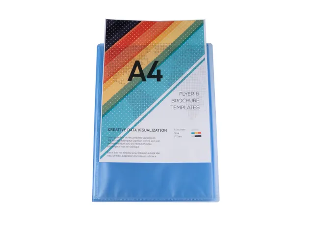 Showalbum Kreacover PP 60 tas A4 blauw