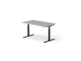 Elektrisch ihv bureau HxBxD 640-1300x1800x900mm blad grijs - 1