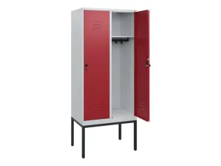 locker,HxBxD 1950x800x500mm,2vak,vak B 400mm,draaigrendel - 2