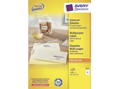 etiket Avery ILK 105x42,3mm 100 vel 14 etiketten per vel wit