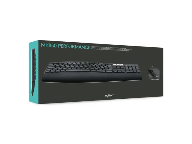 Logitech MK850 Performance Draadloos toetsenbord QWERTZ en muis