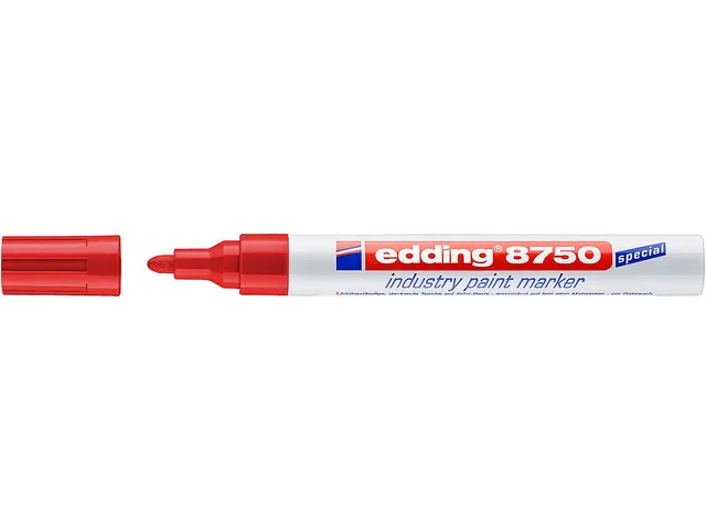Lakmarker edding e-8750 industry rood
