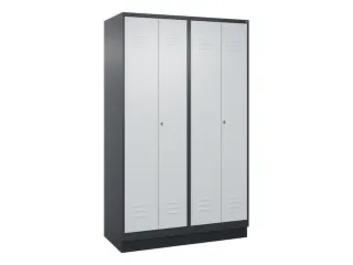 locker voor scheiding van kleding,HxBxD 1950x1200x500mm,4vak - 1