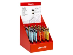 Vulpotlood Aristo Studio 0.5mm Hb Display 30 Stuks Assorti