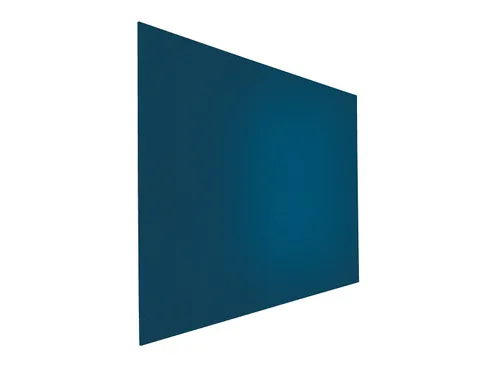 Prikbord Paneel Float Bulletin 120x200cm Blauw frameloos