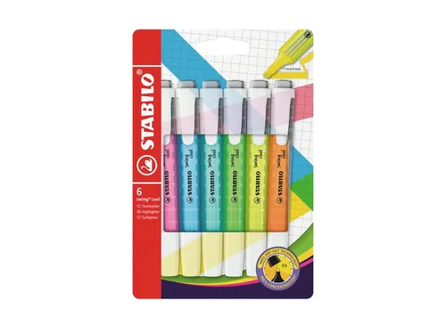 Markeerstift Stabilo Swing Cool 1-4mm 275/6-3 Assorti