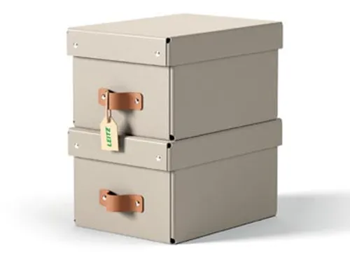 Puro opberdoos small A5 7 liter beige 2 stuks