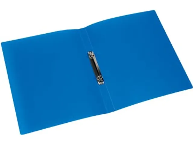 Ringmap A4 2 Ringen 16mm Transparant Blauw