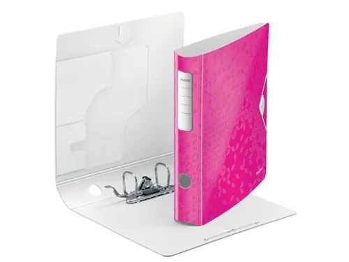 Leitz WOW Ordner Active A4 rug van 50mm, Roze