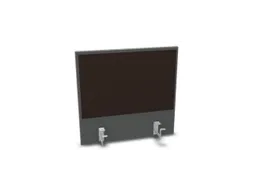 opzetpaneel bureau aanbouw achter MS-donkergrijs BN2036-bruin 600mm