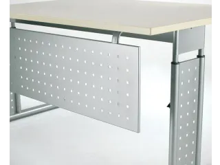 zichtscherm,v. bureau,HxB 320x800mm,zilverkleurig - 1