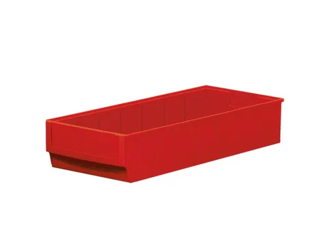 stellingbak,HxBxD 81x183x400mm,PP,rood