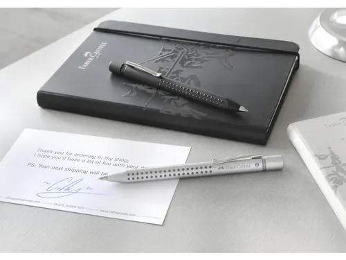 Balpen Faber-Castell GRIP 2011 XB zilver