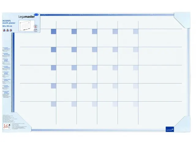 Accents Linear Maandplanner Cool 60x90 cm