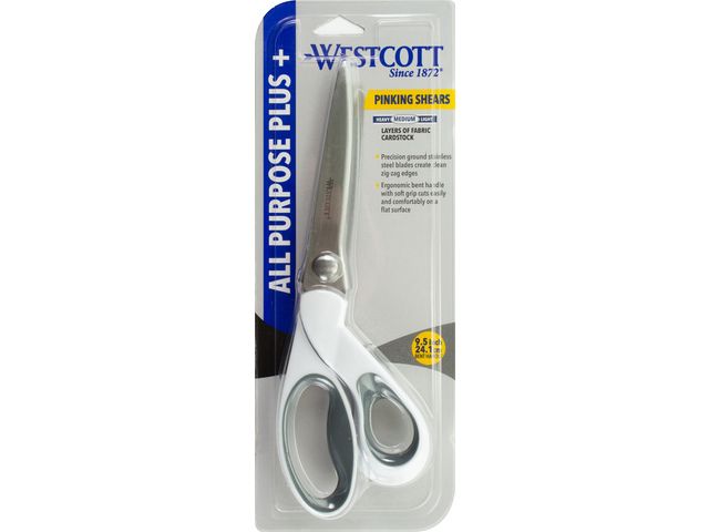 Westcott - Westcott Pinking Shears, 9.5-Inches (15983)