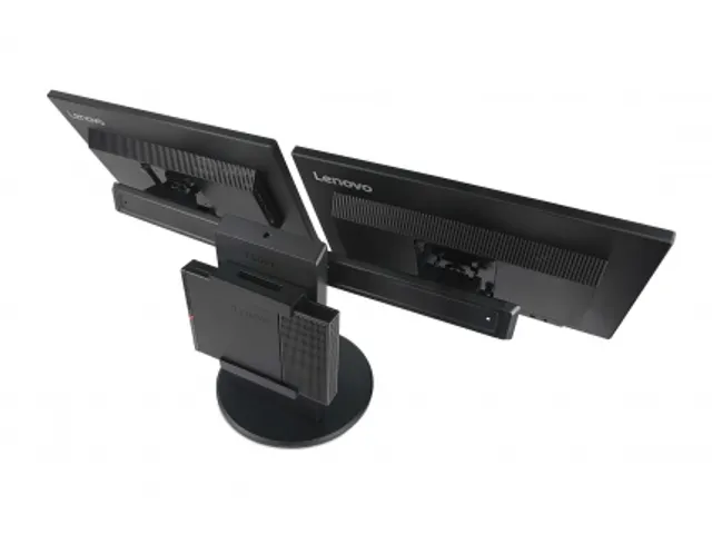 Lenovo 4XF0L72016 Monitorstandaard voor twee schermen zwart