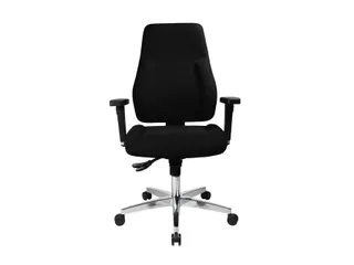 Bureaustoel Topstar Point 91 zwart stof - 1