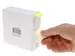 Etiquette sur rouleau 25mm jaune fluo + dévidoir 500 pièces