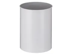 Ronde Papierbak Metaal 30 Liter Grijs