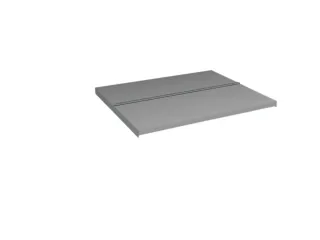 legbord,v. dossierstelling,BxD 750x600mm,vakl. 90kg,m. aanslagrand - 2