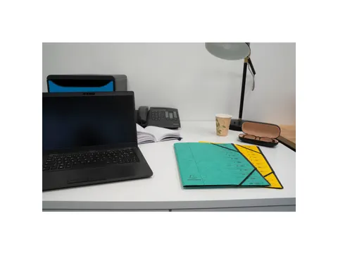 Sorteermap geniet-zw art int. 7vak geel