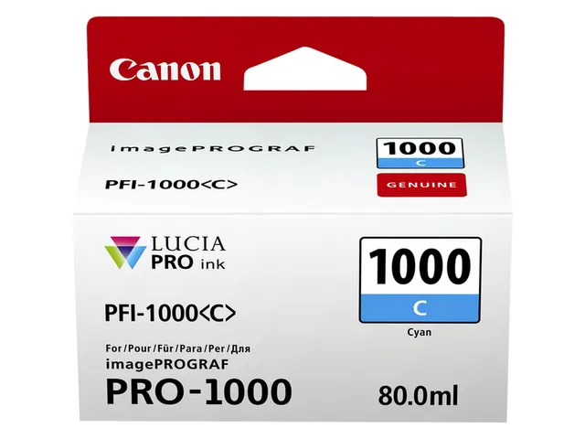 Inktcartridge Canon PFI-1000 blauw