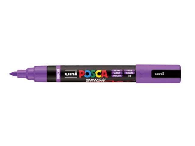 Paintmarker Uni POSCA PC-5BR brushpunt M violet