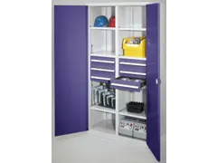 Materiaalkast Scheidingswand Dubbelwandige Deur 1950x1000x600mm 6legb.